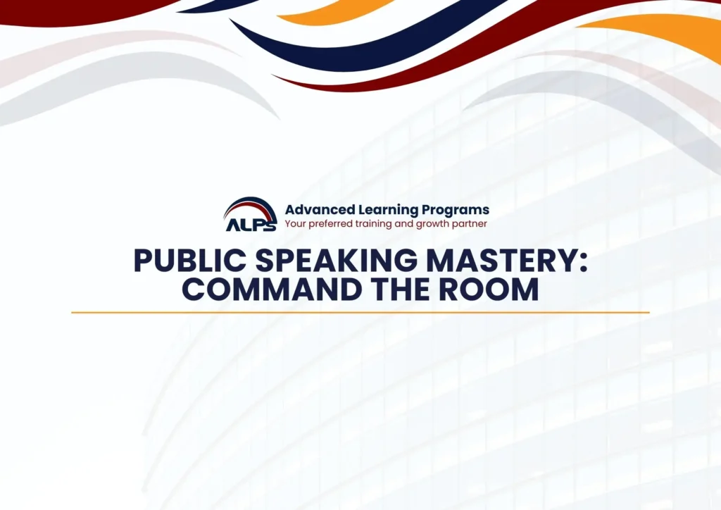 Public Speaking Mastery: Command the Room